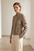 Chaqueta de piel HERENCIA Taupe